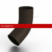 Колено сливное Металл Профиль 125/100 Foramina Freeze (Dark Brown) /1 шт/