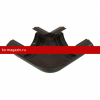 GLC PVC 152/100 Спец. угол желоба более 90 гр, коричневый RAL 8019