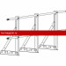 Ограждение ROOFsystems ECONOM d-25 (круг) H-600/3,0м фальц ТУ RAL3005