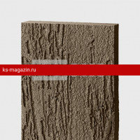 Фиброцементный сайдинг БЕТЭКО-Короед 3000x200x8 mm (RAL 8028) /1 шт/