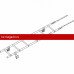 Лестница кровельная ROOFsystems PRESTIGE ZN600 1,8м Фальц RAL 3005