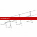 Ограждение ROOFsystems PRESTIGE ZN H-600/3,0м 2 трубы Натур RAL3005