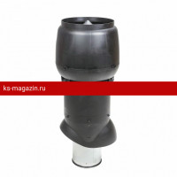 Vilpe (Вилпе) XL- 200/300/700 вентиляционный вых.с колпаком (Черный) /1 шт/