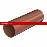 Труба VERAT (Верат) 125/8 (3м) (Красный) /1 шт/