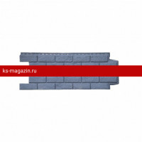 Панель фасадная Grand Line (Гранд Лайн) состаренный кирпич Стандарт (Графит) /панель/