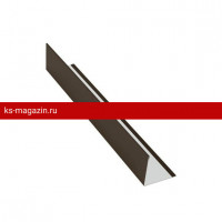 Планка угловая внешняя Aquasystem (Аквасистем) 2000мм ПЭ (RR32 Zn180) /1 шт/