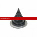 Vilpe (Вилпе) Уплотнитель NO -1 000 -040 FELT -ROOFSEAL 012 -038 OE /1 шт/
