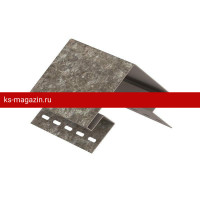 Угол наружный UPLAST (Ю-Пласт) STONE-HOUSE Кварцит (Коричневый) / 1 шт/