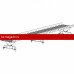 Мостик кровельный ROOFsystems PRESTIGE 360 2,5м NEXT RAL 3005