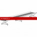 Мостик кровельный ROOFsystems PRESTIGE 360 2,5м NEXT RAL 3005
