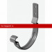 Docke STAL PREMIUM MATT 125/90 мм Карнизный крюк короткий Графит RAL7024