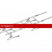 Лестница кровельная ROOFsystems PRESTIGE ZN400 1,2м Натур RAL 8017