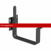 Galeco (Галеко) STAL2 125/80 Кронштейн короткий Черный RAL 9005 (RR33) /1 шт/