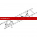 Лестница кровельная ROOFsystems ELITE ZN400 1,8м Фальц RAL 6005