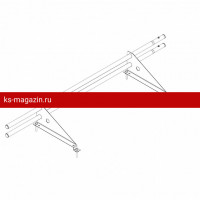 Снегозадержатель ROOFsystems ECONOM d25(круг), 1м, м/ч (треугольн.) RAL 3005