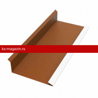 Торцевая планка внутренняя 35х118х2000мм Pural BT Matt 0,5мм RR750
