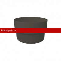 Муфта трубы соединительная Grand Line (Гранд Лайн) ПВХ Standart 120/87 (Графит) /1 шт/