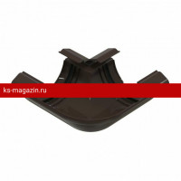GLC PVC 152/100 Спец. угол желоба менее 90 гр, коричневый RAL 8019