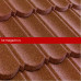 Композитная черепица Metrotile (Метротайл) MetroBond (Терракот) /лист/