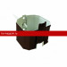 Кронштейн трубы на кирпич прямоугольный PE Grand Line (Гранд Лайн) Vortex 127/102 (RAL 8017) /1 шт/