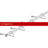 Снегозадержатель ROOFsystems PRESTIGE ZN 45*25 (овал), 3м натур. RAL 8004