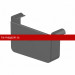 Galeco (Галеко) STAL2 125/80 Заглушка левая Графит RAL 7015 (RR23) /1 шт/