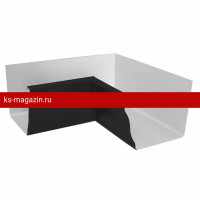 Угол желоба внутренний 90гр 127мм Grand Line (Гранд Лайн) Vortex Matt 127/102 (RAL 9005) /1 шт/