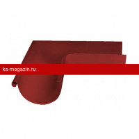 Угол желоба внешний 90 Grand Line (Гранд Лайн) Optima (RAL 3005) /1 шт/