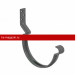 AS PUrus MATT 125/90 Крюк желоба короткий с компл. крепления (МУ), RAL 7024