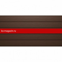 Сайдинг Aquasystem (Аквасистем) Скандинавская доска широкая ПЭ (Zn275) RAL 8017 /1 шт/