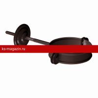 Хомут трубы Docke (Дёке) STAL PREMIUM 125/90 (Шоколад RAL8019) /1 шт/