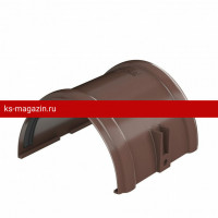 Соединитель желоба VERAT (Верат) 125/82 (Коричневый) /1 шт/