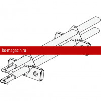 Снегозадержатель ROOFsystems PRESTIGE ZN 45*25 (овал), 1,2м SINGLE ФАЛЬЦ цинк