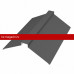 Конёк плоский 116х30х116х2000 мм PE Rooftop Glance 0,5мм Zn180 RR23