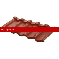 Модульная металлочерепица AquaSystem Гётеборг XXL 1205х465 мм Pural BT Matt 0,5мм RR750