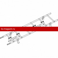 Лестница кровельная ROOFsystems ELITE ZN400 1,8м Фальц RAL 3005