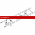 Лестница кровельная ROOFsystems ELITE ZN400 1,8м Фальц RAL 3005