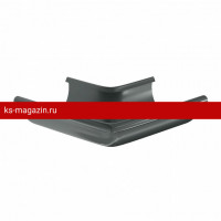 Угол желоба 90 наружный Aquasystem Comfort (Аквасистем) PE 125/90 RAL9005 1 шт.