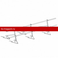 Ограждение ROOFsystems PRESTIGE ZN H-600/3,0м 2 трубы Композит RAL3005