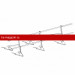 Ограждение ROOFsystems PRESTIGE ZN H-600/3,0м 2 трубы Композит RAL3005
