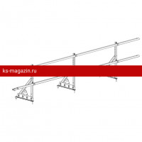 Ограждение ROOFsystems PRESTIGE ZN H-600/3,0м 2 трубы NEXT RAL9005