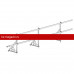 Ограждение ROOFsystems PRESTIGE ZN H-600/3,0м 2 трубы NEXT RAL9005