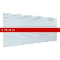 Софит UPLAST (Ю-пласт) перфорированный по центру (Белый) /1 шт/