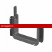 Galeco (Галеко) STAL2 125/80 Кронштейн плоский Графит RAL 7015 (RR 23) /1 шт/