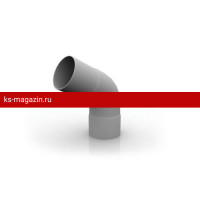 125/90 RUPLAST Колено 60гр, белый 9010