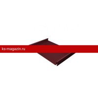 Фальцевая кровля Grand Line (Гранд Лайн) Кликфальц 0,5 Satin (RAL 3005) 1 кв.м.