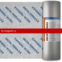 DELTA (Дельта)-TERRAXX дренажная мембрана 9 мм с самокл. Краем 30 м2