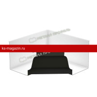 Металл Профиль Бюджет Угол желоба внутренний 120х86 (RR32) /1 шт/