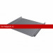 Фальцевая кровля Grand Line (Гранд Лайн) Кликфальц Pro Gofr 0,5 GreenCoat Pural BT, matt RR 22 серый (RAL 7042 транспортный серый a)