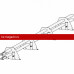 Снегозадержатель ROOFsystems PRESTIGE ZN 45*25 (овал), 3м SINGLE ФАЛЬЦ RAL 3005